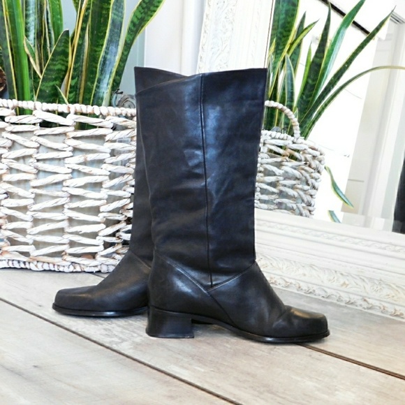 Shoes - ATURO CHIANG SZ 8W 100% SOFT LTHR SLIP ON BOOTS